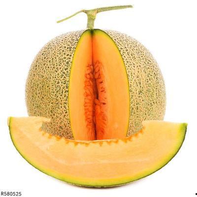 画人吃哈密瓜,画中人共享哈密瓜的悠闲时光