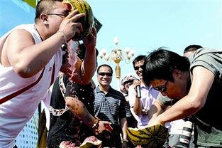 吃瓜跳舞比赛,欢乐竞技，舞动夏日激情