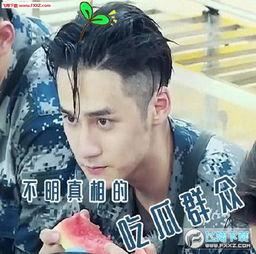 吃瓜表情包帅哥图片